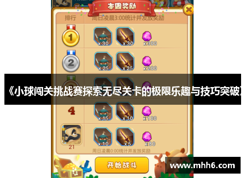 《小球闯关挑战赛探索无尽关卡的极限乐趣与技巧突破》